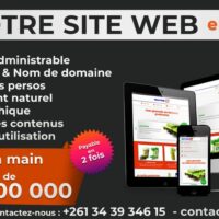 VOTRE SITE INTERNET, clé en main, en 7 jours