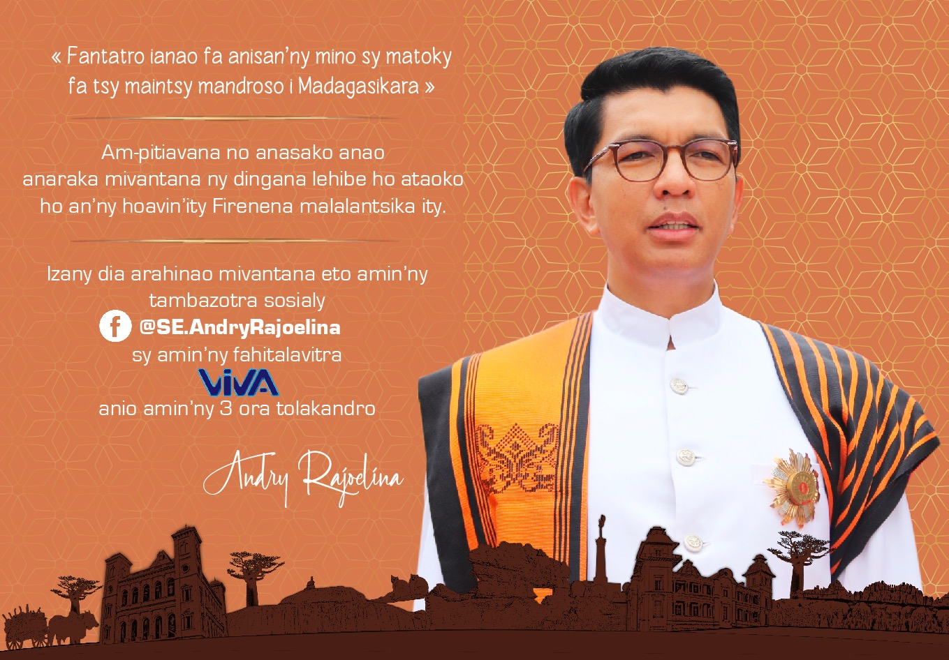 Andry Rajoelina officialise sa candidature aux élections ...