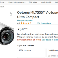 mini videoprojecteur a LED